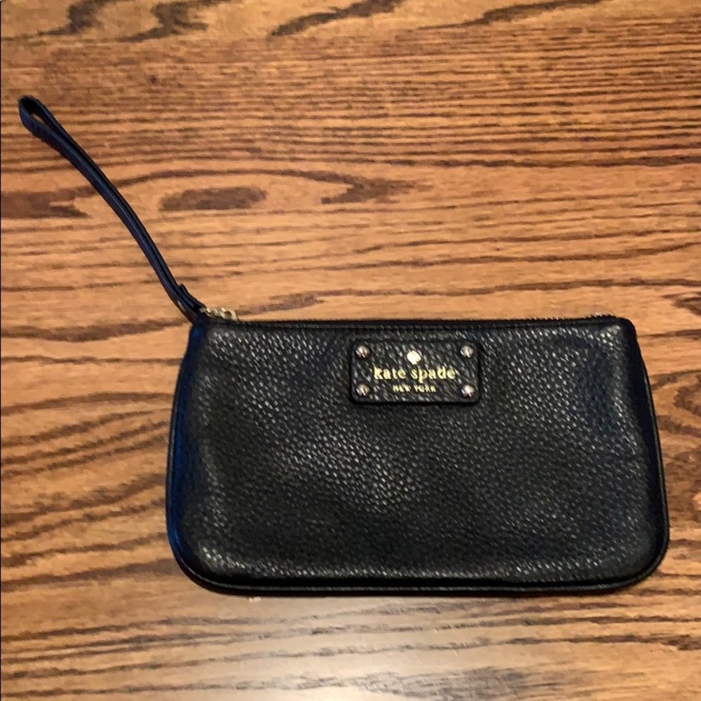 Kate Spade Black Wristlet